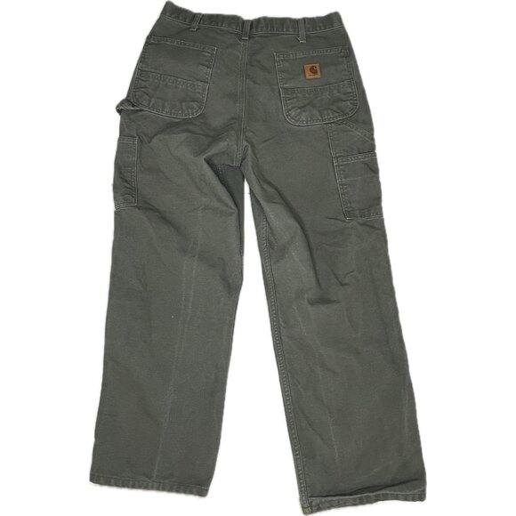 Carhartt Other - Vintage Carhartt Pants Mens 34x28 Green Dungaree B11 MOS Work Loose Carpenter